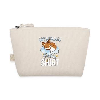 Offizielles Schlafshirt Fuchs - Bio-Täschchen - Natur - Vorne