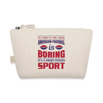 FoundLux New Design, IT'S OKAY IF YOU THINK AMERIC - Organic Pouch - nature - Front