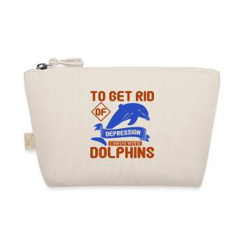 TO GET RID OF DEPRESSION DOLPHINS - Organic Pouch - nature - Front