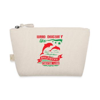 WHO DOES NOT LIK DOLPHINS - Organic Pouch - nature - Front