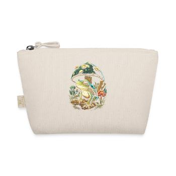 Cottagecore Aesthetic Frog Mushroom - Bio-Täschchen - Natur - Vorne