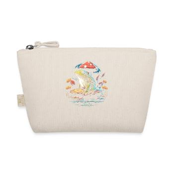 Cottagecore Aesthetic Frog Mushroom - Bio-Täschchen - Natur - Vorne
