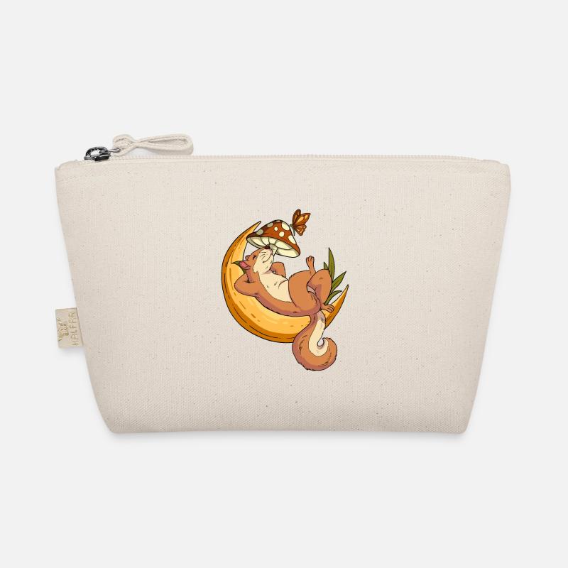 Cottagecore Squirrel Organic Pouch