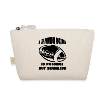 Footballspieler Footballtrainer American Football - Bio-Täschchen - Natur - Vorne