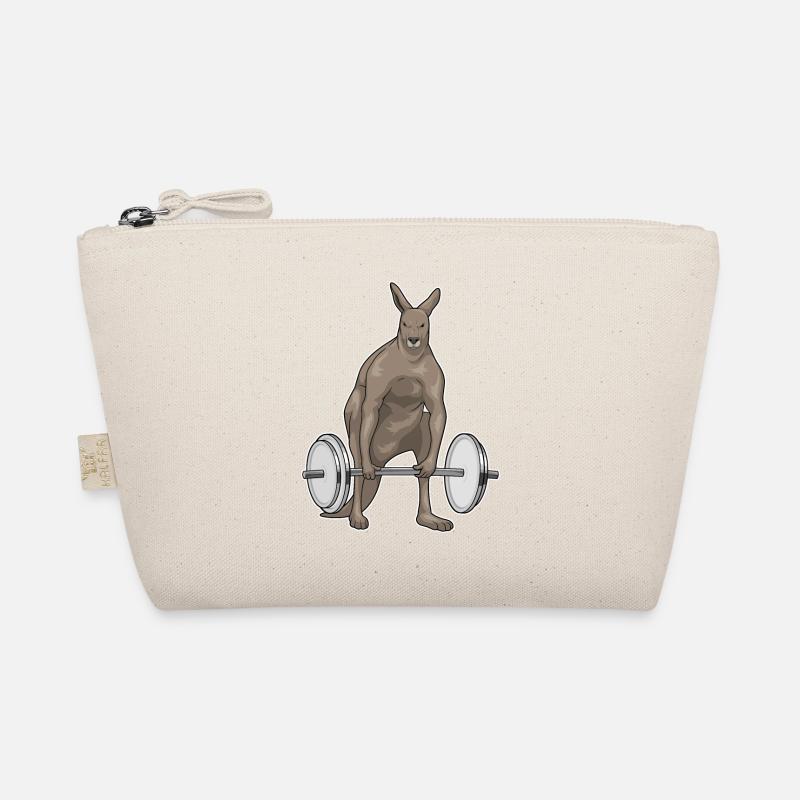 Bodybuilder Kangaroo Bodybuilding avec haltère Trousse biologique