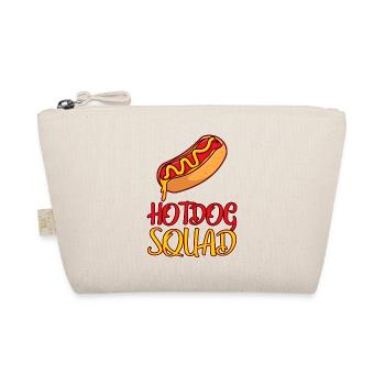 Hot Dog Squad Cool Weiner Puppy Dog Lover Humor - Organic Pouch - nature - Front