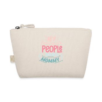My Favorite Peope Call Me Mommy - Organic Pouch - nature - Front