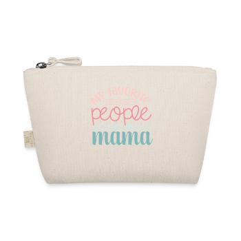 My Favorite Peope Call Me Mama - Organic Pouch - nature - Front