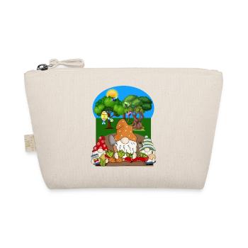 Whimsical Garden Gnome Harvest - Organic Pouch - nature - Front