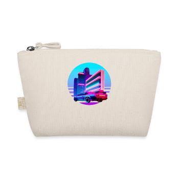 Retro Wave 80s Vaporwave Sunset - Organic Pouch - nature - Front