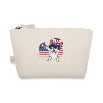 Dab French Bulldog 4 juillet Patriot - Trousse biologique - nature - Devant