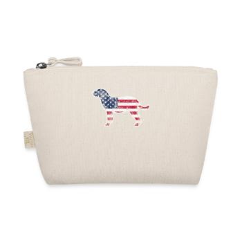 Labrador July 4 dog lovers patriotic US - Organic Pouch - nature - Front