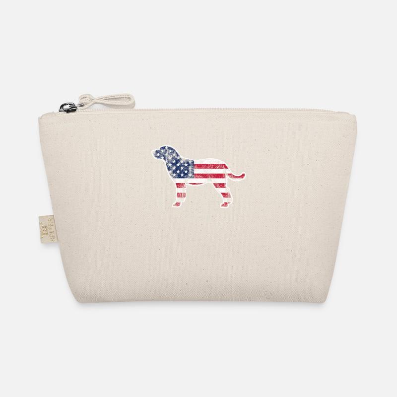 Labrador July 4 dog lovers patriotic US Organic Pouch