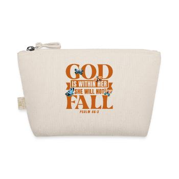 Bible Verse Inspirational Jesus God Gift - Organic Pouch - nature - Front