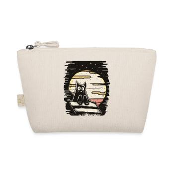 a cat sitting on the roof - Organic Pouch - nature - Front