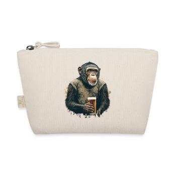 Chimpanzé Beer Cool Illustration - Trousse biologique - nature - Devant