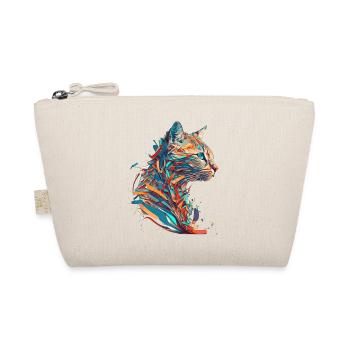 Visage d’un beau chaton comme un chat en couleur - Trousse biologique - nature - Devant