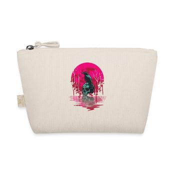 Gothique Crâne Rouge Lune Black Crow - Trousse biologique - nature - Devant