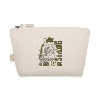Lion's Crown Jesus Great Faith - Organic Pouch - nature - Front