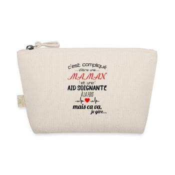 pas parfaite aide-soignante;cadeau aide soignante - Trousse biologique - nature - Devant