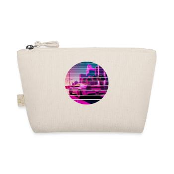 Retro Wave Sport 80s Vaporwave Sunset - Organic Pouch - nature - Front