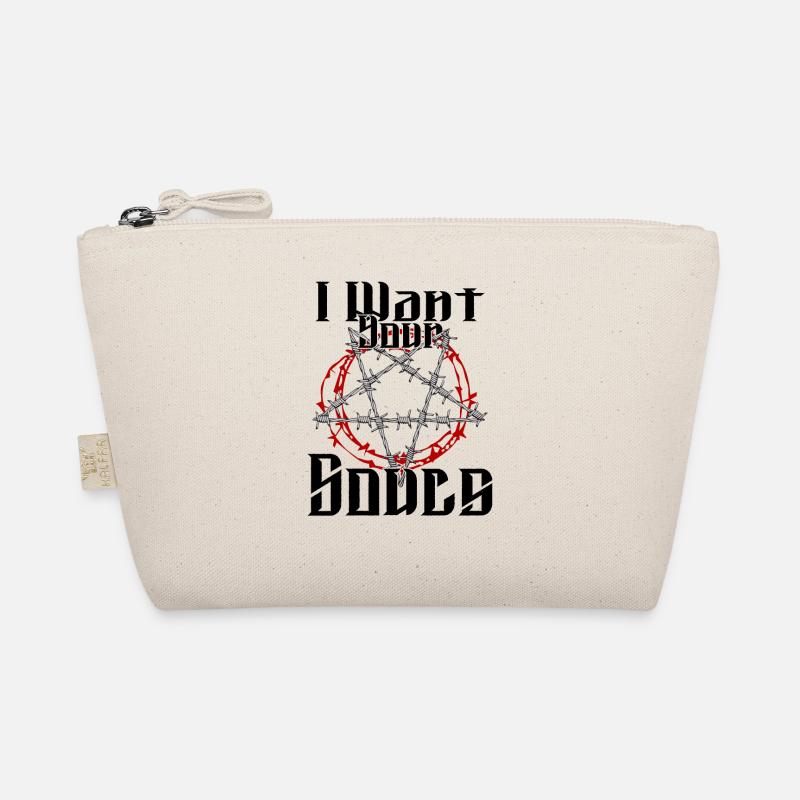 Satan Beelzebub Devil Gothic Pentagram Mystical Organic Pouch