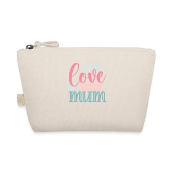 Sweet Simple - Love You Mum - Organic Pouch - nature - Front