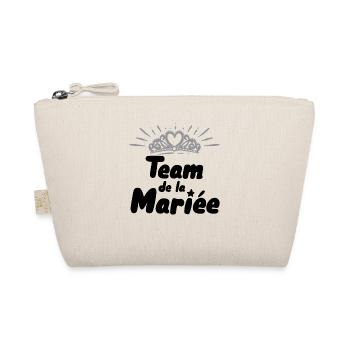 Team de la Mariée EVJF équipe Copines Mariage Gang - Trousse biologique - nature - Devant