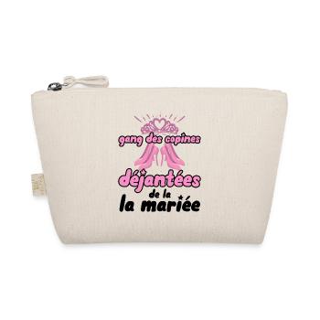 Gang des Copines de la Mariée evjf Vie Jeune Fille - Trousse biologique - nature - Devant
