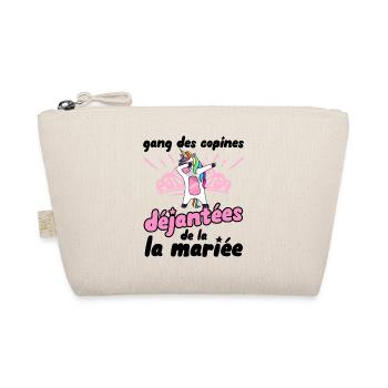 gang des copines déjantées de la futur mariée evjf - Trousse biologique - nature - Devant