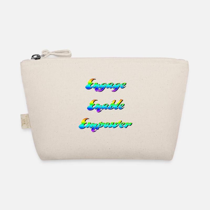 Engage, Enable, Empower - Inspirational Design Organic Pouch