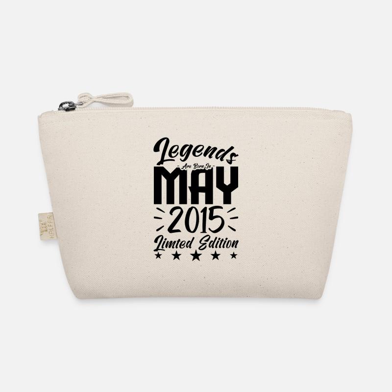 Geboren Mai 2015 Geburtstagsgeschenk 2015. Bio-Täschchen