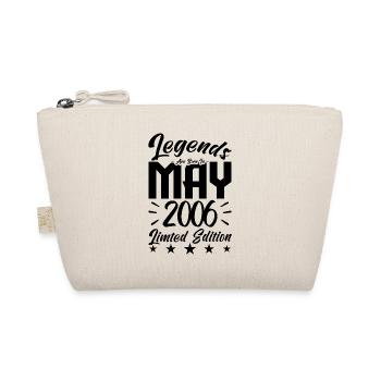 Born May 2006 Birthday gift 2006. - Organic Pouch - nature - Front