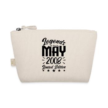 Born May 2008 Birthday gift 2008. - Organic Pouch - nature - Front