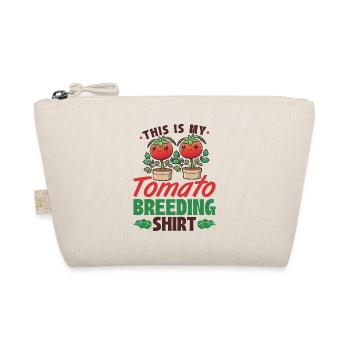 Tomato Plant Breeding Shirt, Funny Tomato - Organic Pouch - nature - Front