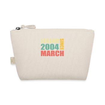 19e anniversaire Mars Né 2004 Idée cadeau - Trousse biologique - nature - Devant