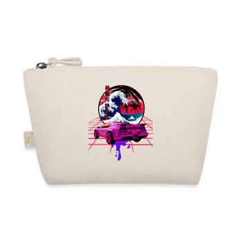 big wave off kanagawa retro wave sunset - Organic Pouch - nature - Front