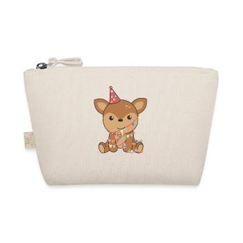 Cerf pour un anniversaire pour les enfants un anniversaire - Trousse biologique - nature - Devant