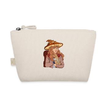 Cottagecore Woman - Organic Pouch - nature - Front