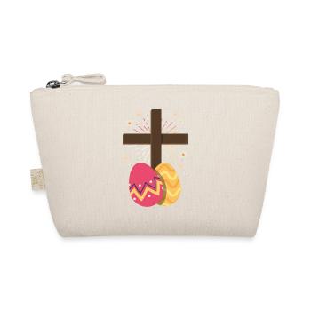 Christianisme Croix Jésus-Christ Fleur Oeufs de Pâques - Trousse biologique - nature - Devant