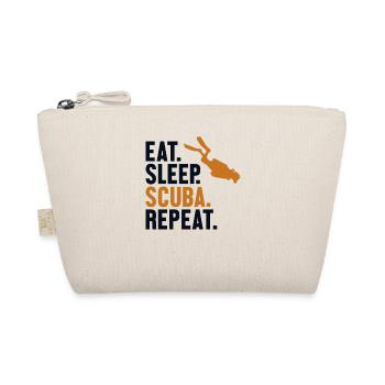 Eat Sleep Scuba Repeat Taucherflossen - Bio-Täschchen - Natur - Vorne