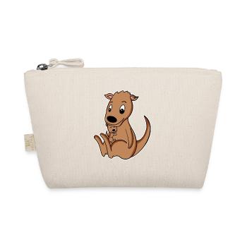 Kangaroo Family - Organic Pouch - nature - Front