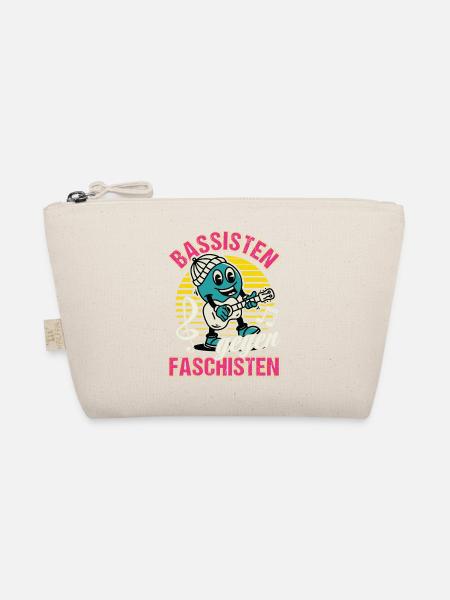 Bassisten gegen Rassisten Bassspieler gegen Rechts - Bio-Täschchen - Natur