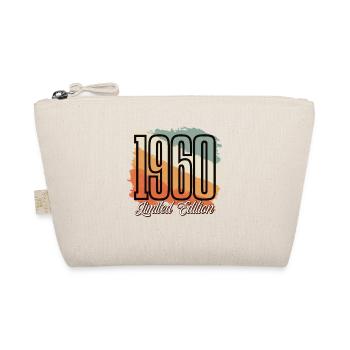 1960 Year of birth Birthday Year of construction Vintage Retro - Organic Pouch - nature - Front