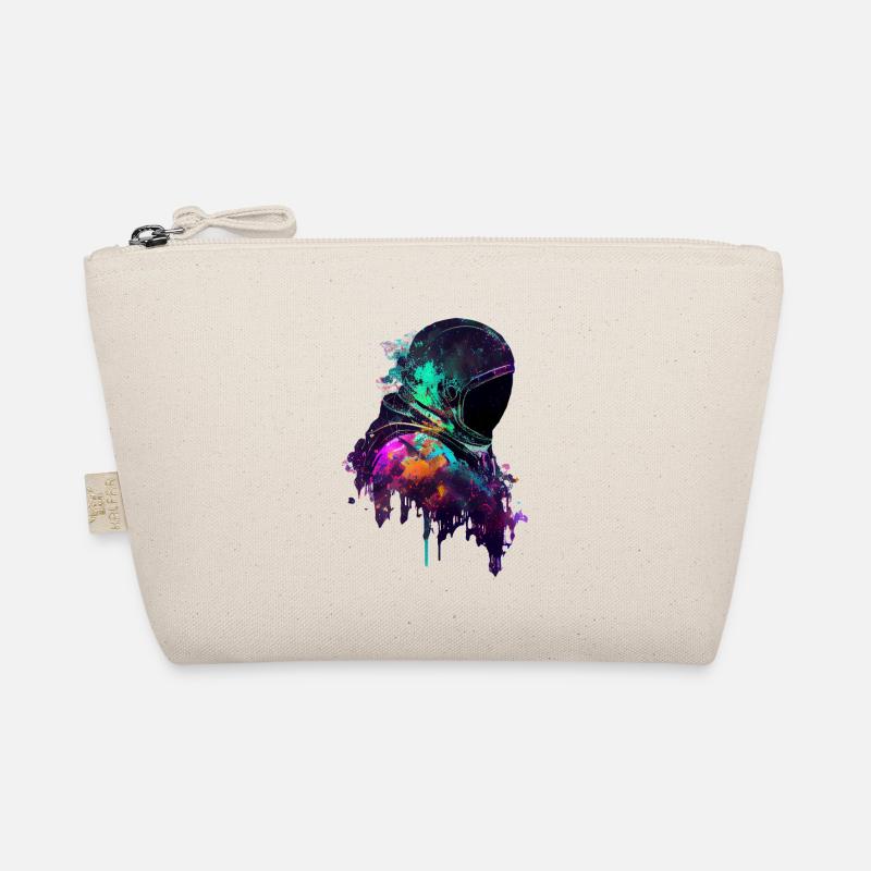 Outer Space Drippin Paint Art Fun Spaceman Bio-Täschchen