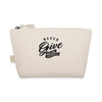 Never give up on yourself - Motivational Quote - Organic Pouch - nature - Front