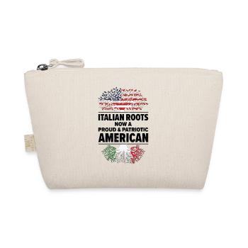 Geboren in Italien Italien Amerikaner USA - Bio-Täschchen - Natur - Vorne
