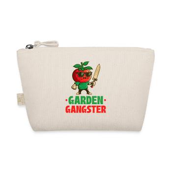 Tomato Plant Garden Gangster, Funny Tomato - Organic Pouch - nature - Front