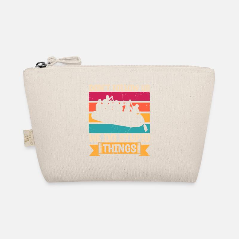 Rafting Floß Geschenk Paddler Rafting Bio-Täschchen