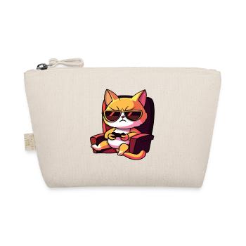 Cat Gaming Gamer Gamers Gamblers - Organic Pouch - nature - Front